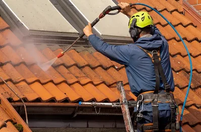Démoussage et hydrofuge de toiture à Livilliers